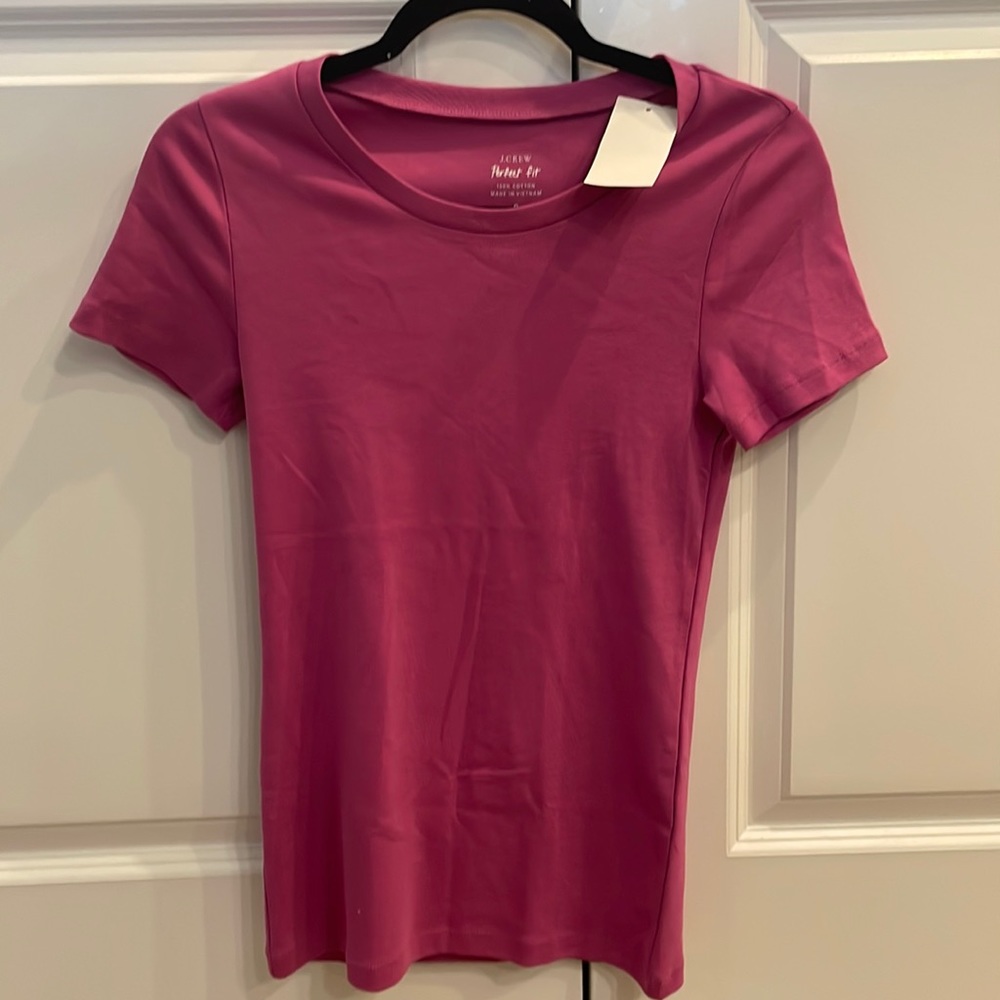 NWT J Crew Perfect Fit Short Sleeve T-Shirt